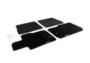Ford Bronco Floor Mats - Ford Racing - Carpeted 60oz - Black - `21-`25 Ford Bronco Floor Mats - Ford Racing - Carpeted 60oz - Black - `21-`25
